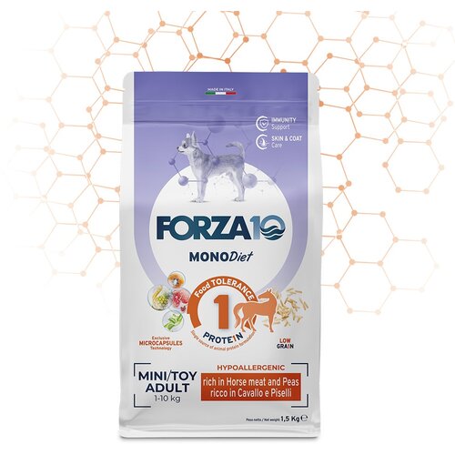 Forza 10 FORZA10 MonoDiet Mini/Toy Adult Horse and Peas 1.5kg Cene