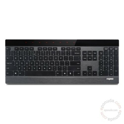 Rapoo Wireless E9270P UltraSlim crna RP12358 tastatura Slike