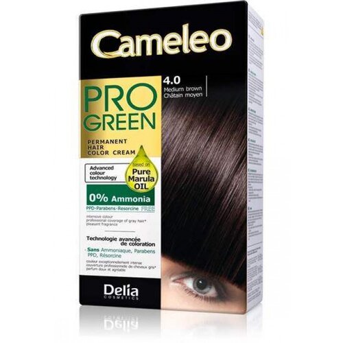 Delia boja za kosu CAMELEO PRO GREEN - Srednje braon 4.0 Slike
