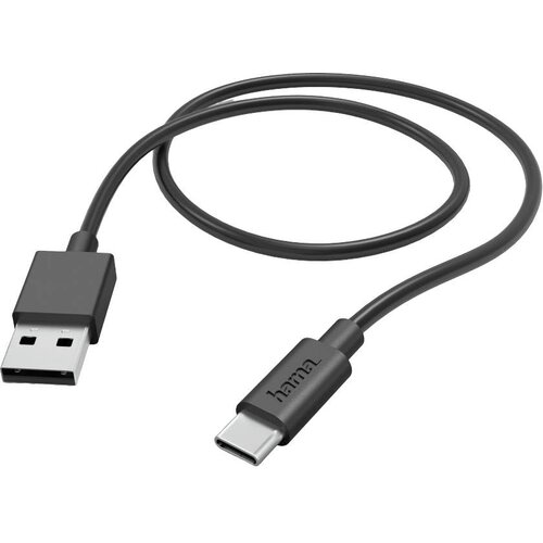 Hama USB polnilni kabel USB 2.0 USB-A vtič\, USB-C&reg; vtič 1.00 m črna 00201594, (20614435) Cene