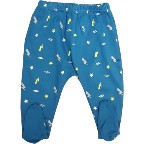 Kiko Club Pantalone za bebe Munjice, Tamnoplave Cene