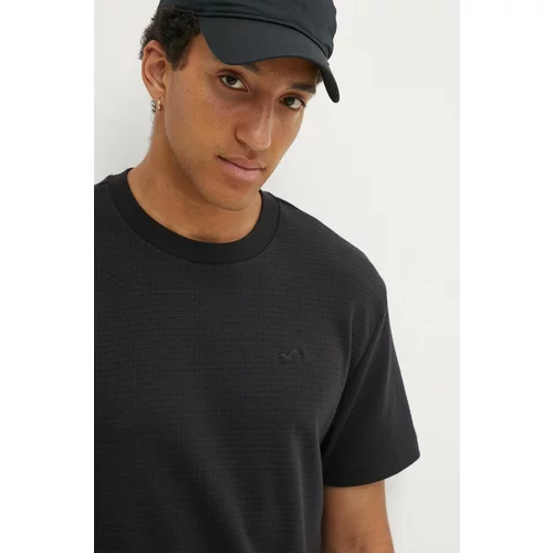 Hollister Co. Kratka majica moški, črna barva