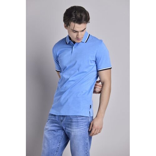 Legendww muska polo majica sa kontrastnim detaljima Slike