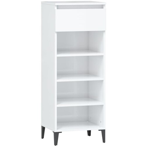 Maison Chic Regal za čevlje - Polica za čevlje visok sijaj bel 40x36x105 cm inženirski les, (21777822) Cene