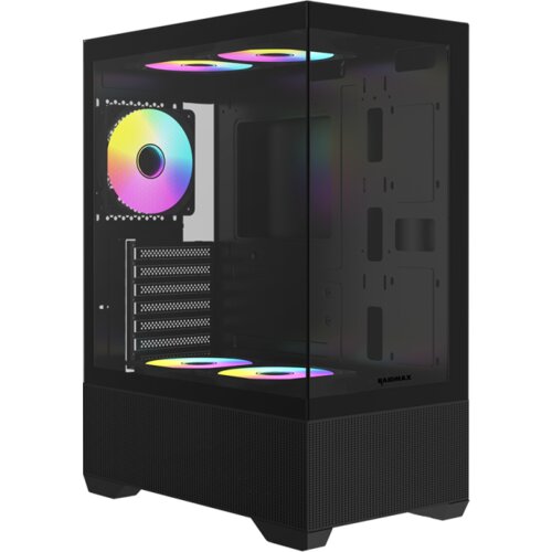  Kućište Raidmax Infinita I802 Air/Glass/3 xRGB/Crni/I802ABS Cene