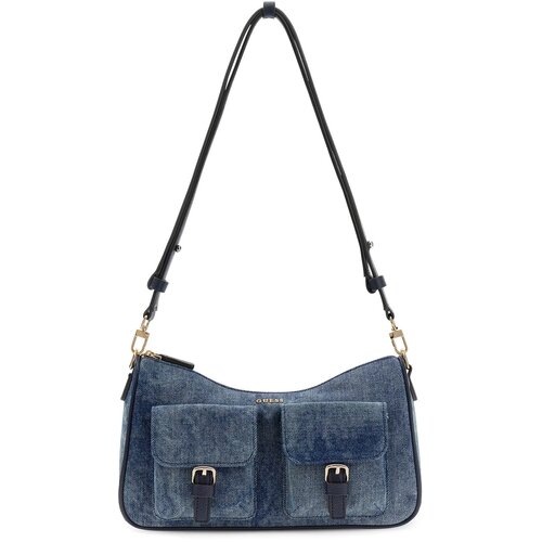 Guess Torba za čez ramo 'Kassie' moder denim Cene