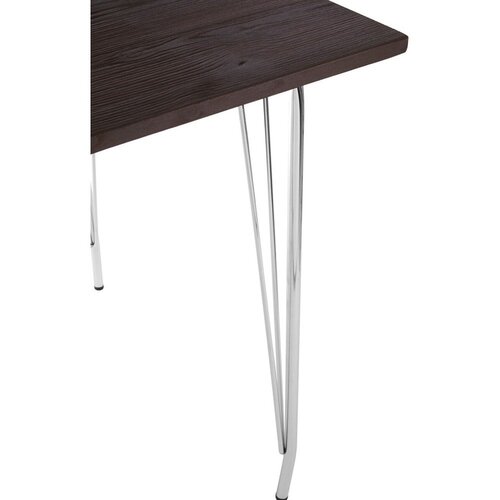 Premier Housewares Jedilna miza iz masivnega bresta &amp;oslash; 80 cm District &amp;ndash; Slike