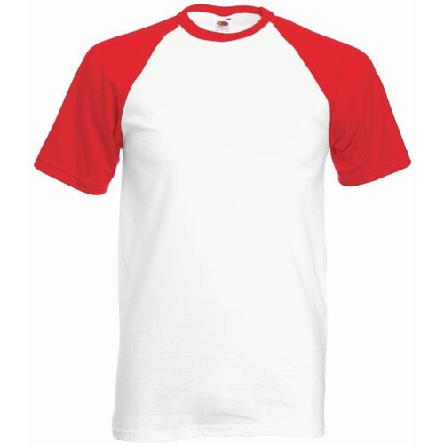 Fruit Of The Loom White Baseball T-shirt Cijene
