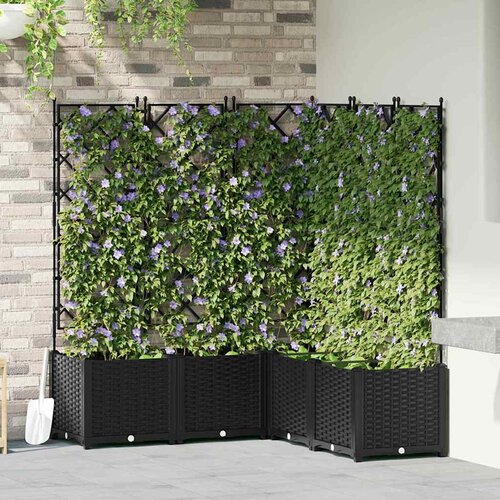  Vrtna saksija 5 pcs Crna 120 x 120 x 143 cm Plastika Cene