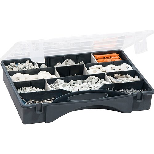 Brez Organizator Lockweiler Ordinus 6-5/6 (število predelkov: 5 fiksnih, 6 nastavljivih, 460 x 320 x 80 mm, brez vsebine) Cene