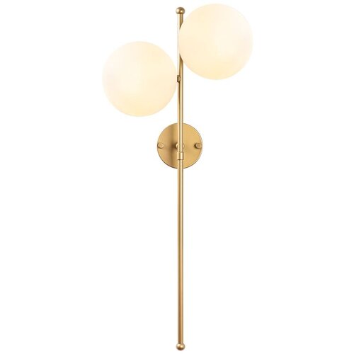 Opviq Zidna lampa FAZLIzlatna, metal/ staklo promjer 15 cm ( 2x) ukupna dimenzija 32 x 27 x 72 cm, 2 x E14 40 W, Fazli - 10410 Cijene
