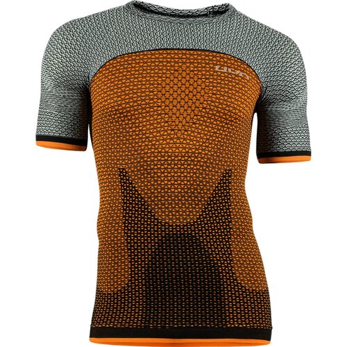UYN Men's T-shirt Running Alpha OW - orange-grey, S Slike