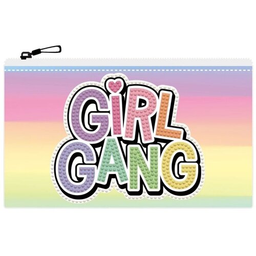 Diamond Dotz Dijamantski mozaik Pernica Girl gang, &amp;Scaron;arena Slike