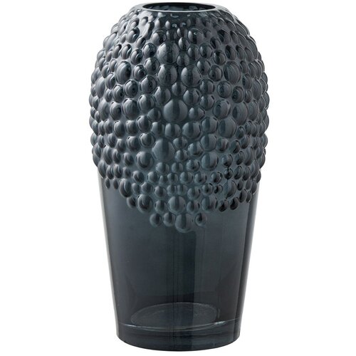 House Nordic Tamno siva staklena vaza (visina 25 cm) – Cene