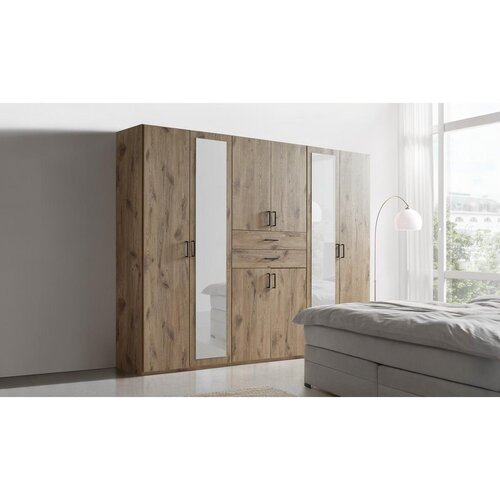 Modern Living Omara S Klasičnimi Vrati Dillingen, Barva Hrasta Slike