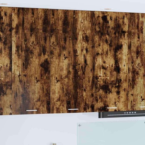Viseći ormarić Riga Dimljeni hrast i bijela 50 x 31 x 100 cm Cene