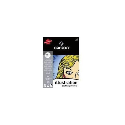 Canson Skicirka Illustration A4 250 g, 12 listna, (20631407) Cene