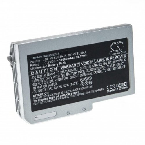 VHBW Baterija za Panasonic Toughbook CF-N10 / CF-S10, 11600 mAh Slike