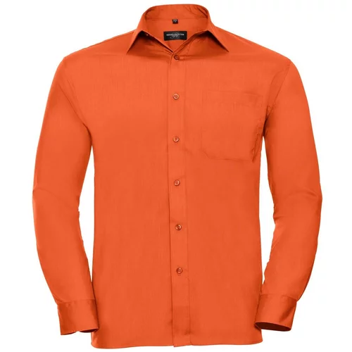 RUSSELL Men's long sleeve polycotton shirt R934M 65/35 115g/110g