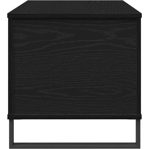VidaXL Kava miza Črni hrast 90x44.5x45 cm Inženirski les, (22056174) Slike