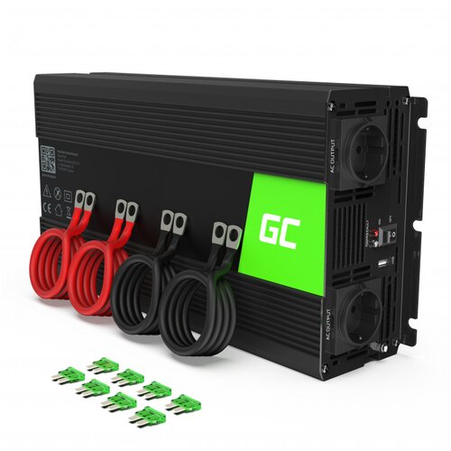 Green cell Automobilski inverter s 12V na 230V, 3000W/6000W Slike