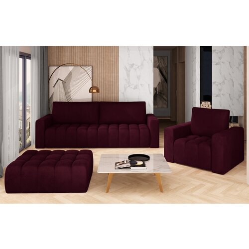 ELTAP Elegantni dnevni set Lazaro 3+1+Tabure-Mat Velvet 68 Cene