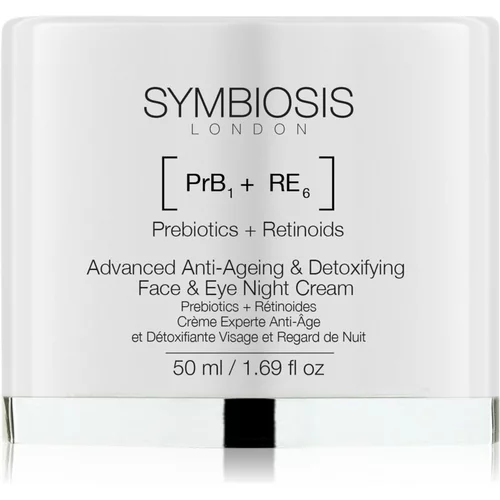 Symbiosis London Anti-Ageing & Detoxifying blaga noćna krema za lice i oči 50 ml