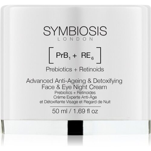 Symbiosis London Anti-Ageing &amp;amp; Detoxifying blaga noćna krema za lice i oči 50 ml Slike