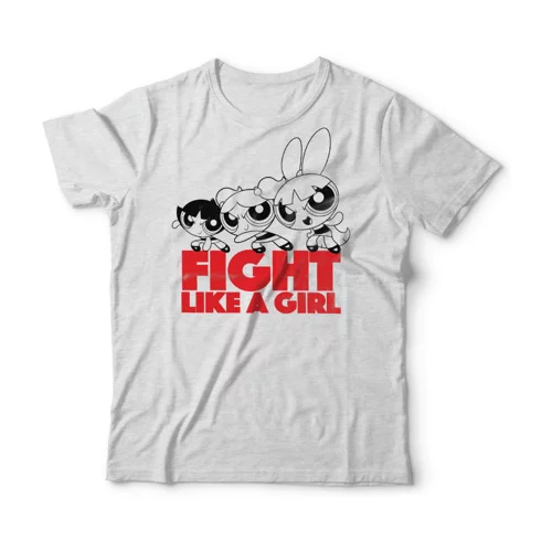 DC Comics Hero Core T-shirt, Powerpuff Fight Like a Girl - S, (20514972)