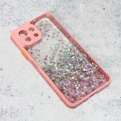 Maska frame glitter za xiaomi mi 11 lite roze Slike