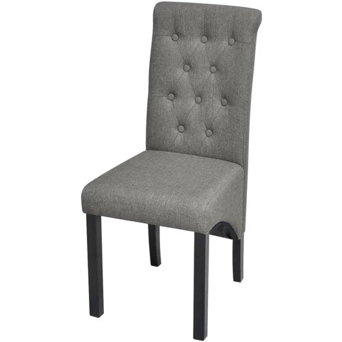 Maison Chic Jedilni stoli - Vzorci stoli 2 kosa svetlo sivo blago A482, (22031846) Slike