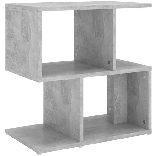 Maison Chic Nočna omarica - Nočna miza betonsko siva 50x30x51,5 cm iverna plošča, (21690315) Cene