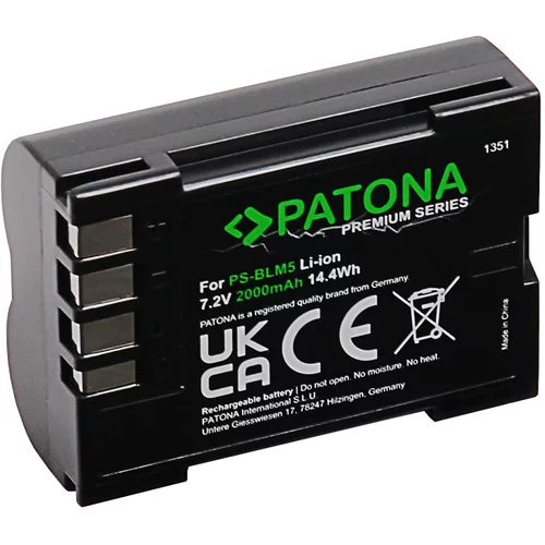 Patona baterija PS-BLM1 za olympus E-1 / E-300 / E-500 / camedia C-7070, 2000 mah