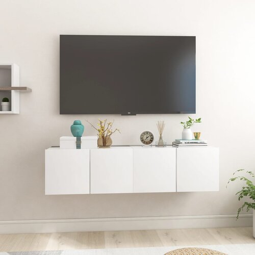 Viseći TV ormarići 2 kom bijeli 60 x 30 x 30 cm Slike
