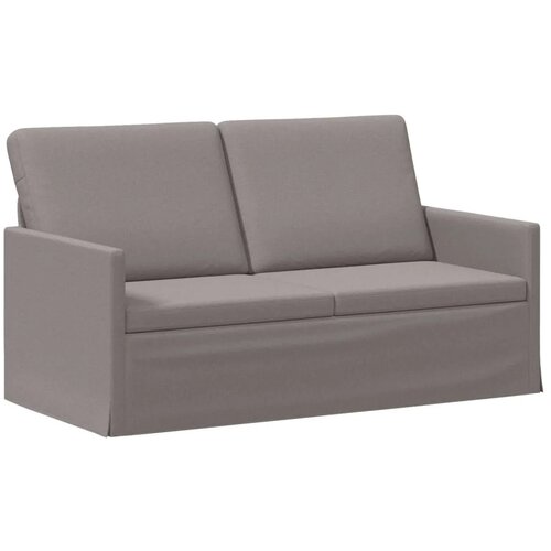  Set sofe 2 pcs Sivosmeđa Tkanina - Sivosmeđa Jednostruka + Dvostruka (140 cm) Slike