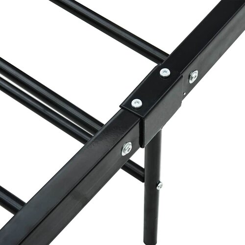  Okvir za krevet crni metalni 90 x 200 cm Slike