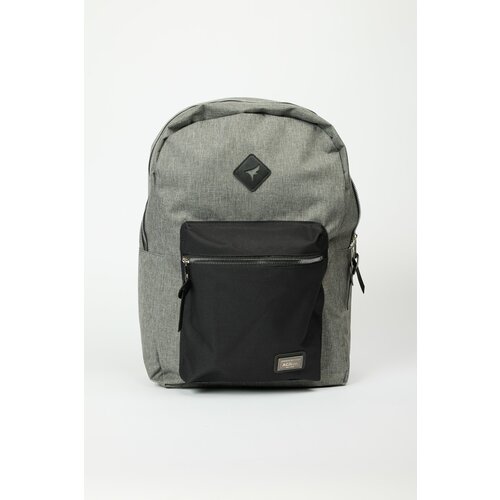 AC&Co / Altınyıldız Classics Men's Grey-black Logo Sports School-Backpack with Laptop Compartment Slike