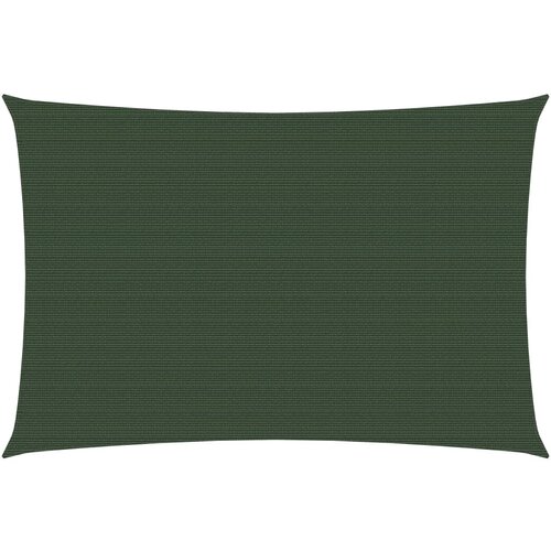  The Living Store Senčno jadro 160 g/m² temno zeleno 2,5x3,5 m HDPE - Senčno Jadro, (21456621) Cene
