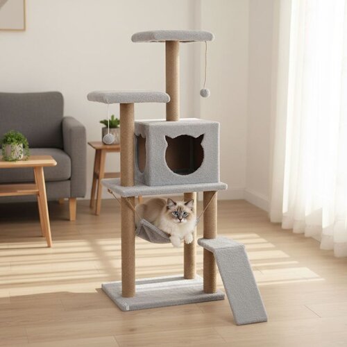 Paws & Whiskers Kućica za mačke siva Cijene