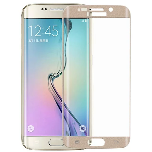  Zaščitno kaljeno steklo Full Face za Samsung Galaxy S6 Edge+ - zlato