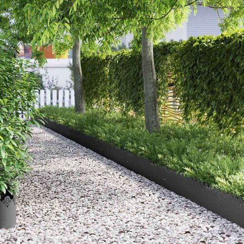  Rubnjaci za travnjak 30 pcs Crna 103 x 0 05 x 22 cm Čelik Cijene