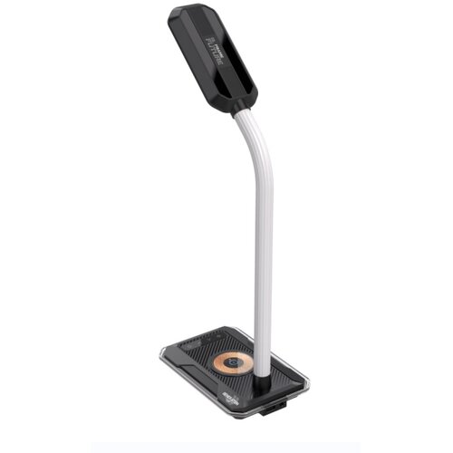  Immax 08989L - LED RGBW prigu&amp;scaron;iva stona lampa sa Qi bežičnim punjenjem 30W/230V crna Slike