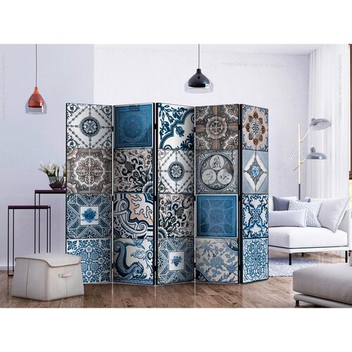 Artgeist Paravan Blue Arabesque I, 5-Delni, Dvostranski Slike