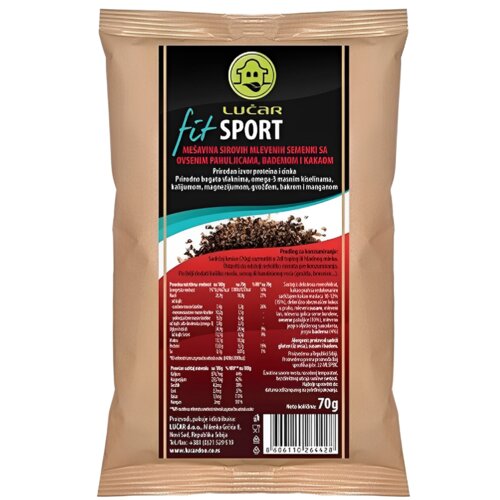 Lucar LUČAR fit sport mešavina sa semenki sa pahuljicama 70g Cene