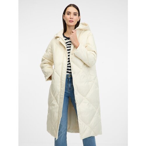 Orsay Cream women&amp;#039;s quilted down coat - Women&amp;#039;s Slike