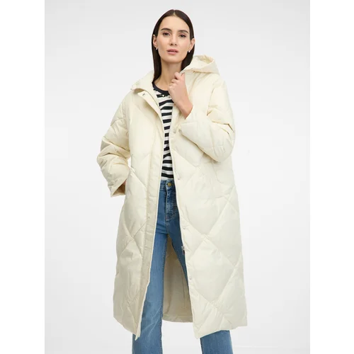 Orsay Cream women's quilted down coat - Women's