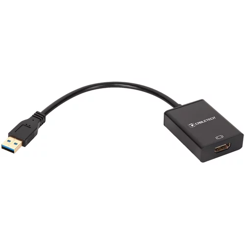 Cabletech Adapter pretvornik USB 3.0 - HDMI s kablom, 1920 x 1080, (20823153)