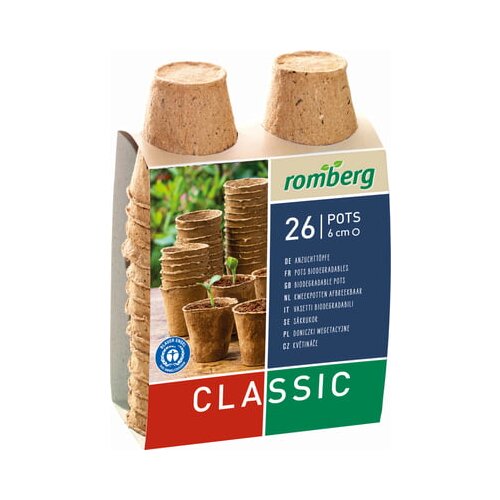 Romberg 26 lončkov za gojenje 6 cm okrogli Cene