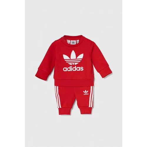 Adidas Trenirka za dojenčka rdeča barva