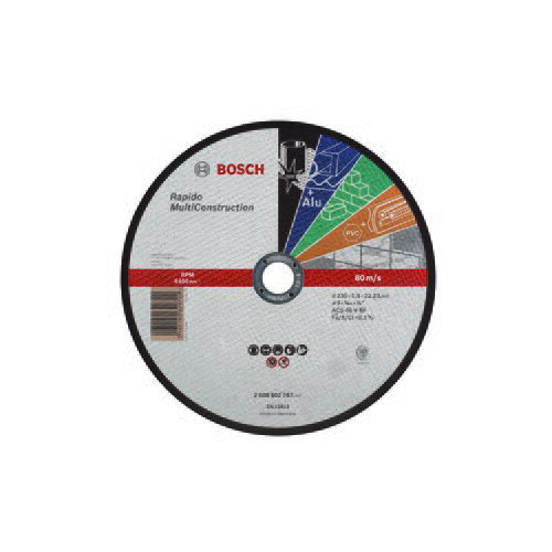 Bosch Rezne ploče MultiConstruction Rapido s ravnim sredi&scaron;tem, prečnik od 22,23 mm, za velike ugaone brusilice 2608602767 Cene